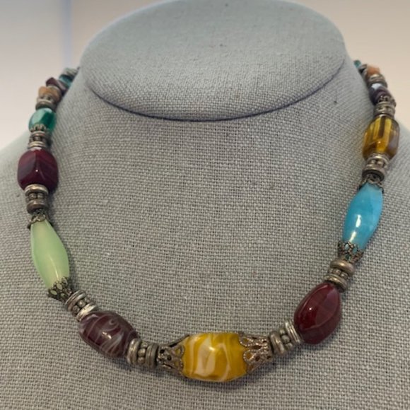 Jewelry - Multi Stone Boho Choker Necklace
